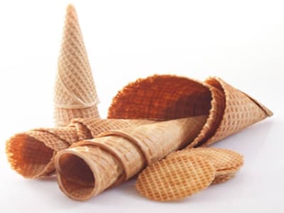 cookies and cream waffle cone ice cream cone (1)