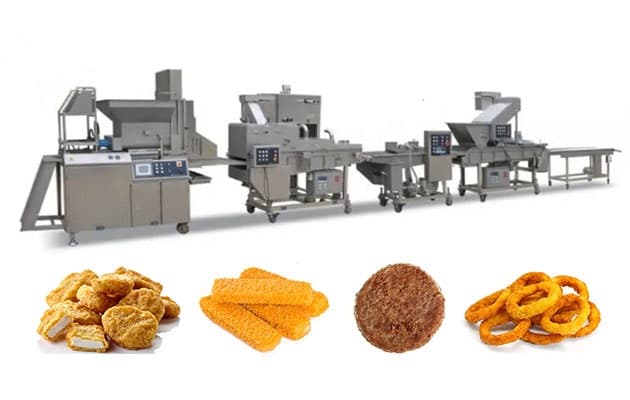 chicken nugget production line