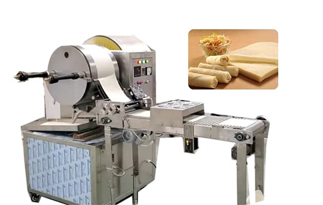Spring roll wrapper Forming Machine Gas Heating Spring Roll Making Machine