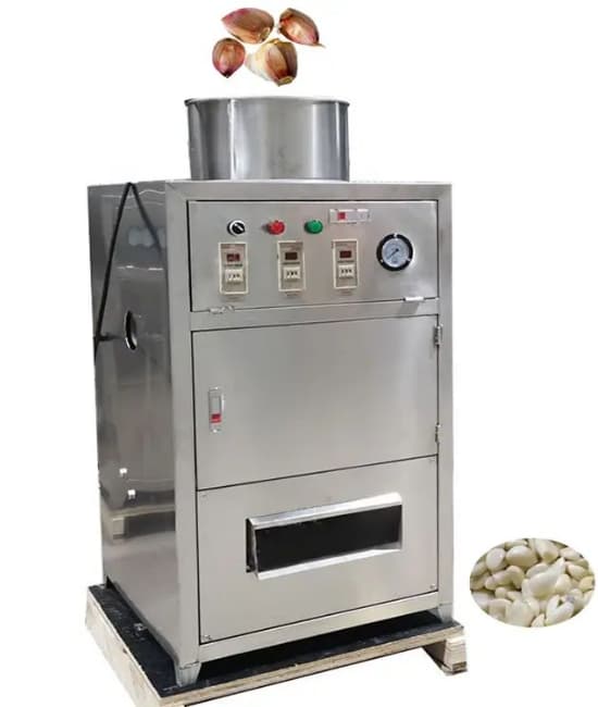Machine for garlic peeling commercial