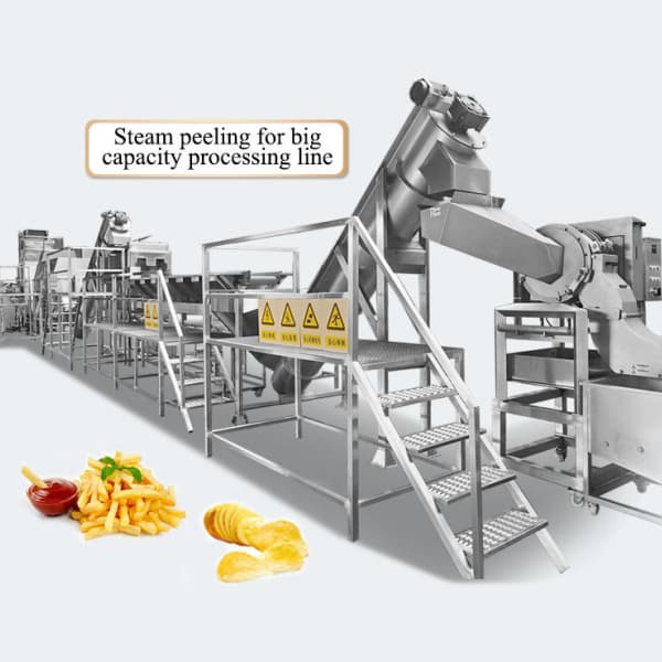 small scale french fries production line