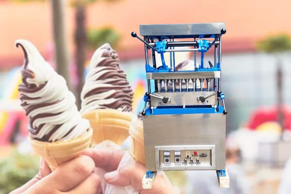 Waffle cone machine