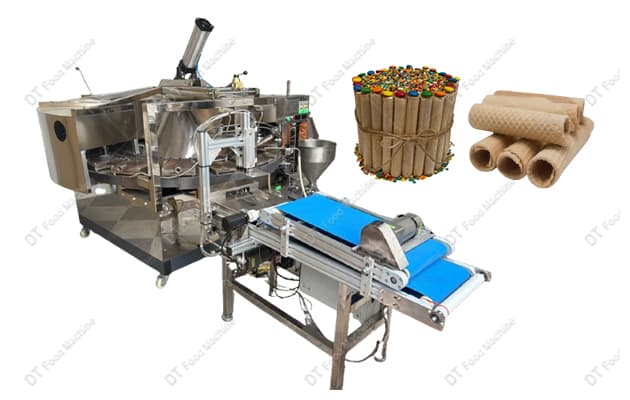 Cuchufli Roll Machines Crispy Wafer Tube Machine Cubanitos Maker Machine