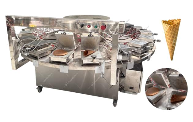 ice cream waffle cone making machine