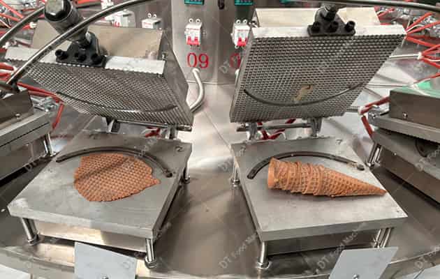 crispy sugar cone baking machine