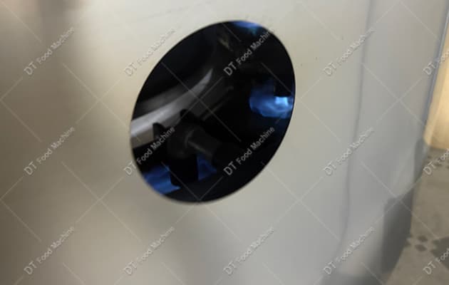 gas heating ice cream cone machine