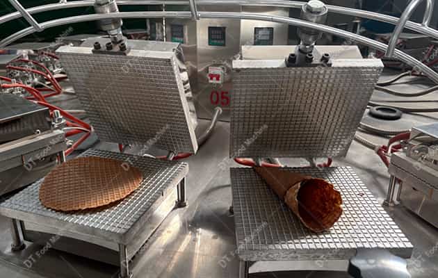 waffle cone baking machine DT Food machine