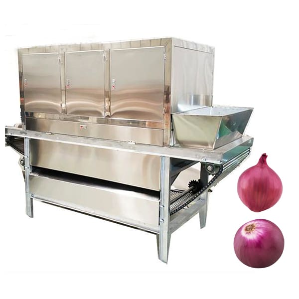 Onion peeling machine