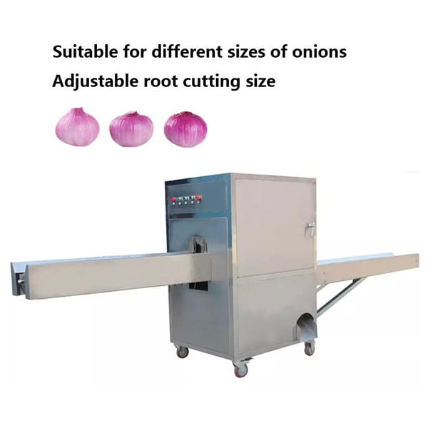 onion root cutting machine
